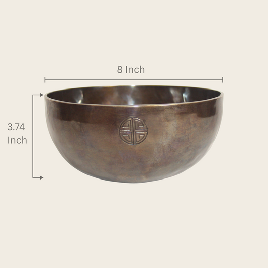 Full Moon Singing Bowl 8-9" - 404